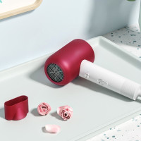 超人[出行必备]电吹风家用吹风筒负离子护发1600W智能恒温吹风机送礼物 RD7610红