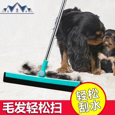 魔术扫把地板刮水器家用海绵魔术扫帚扫头发清洁卫生间地刮 三维工匠