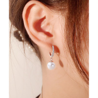 s925纯银圆珠耳环韩版小巧小众耳扣女款小众设计感潮新款耳饰耳坠送女朋友老婆情人节七夕生日礼物