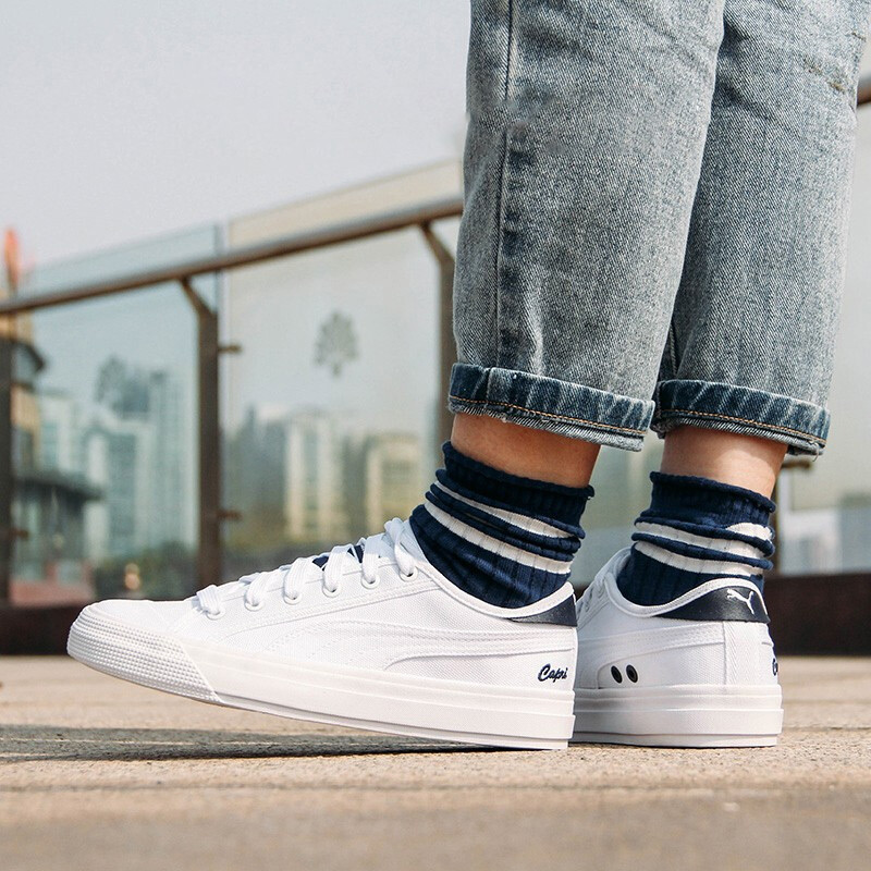 puma彪马板鞋男鞋女鞋2021夏季新款小白鞋休闲运动鞋帆布鞋369246