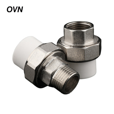 OVN PPR内丝活接 25PPRx4分 铜 个