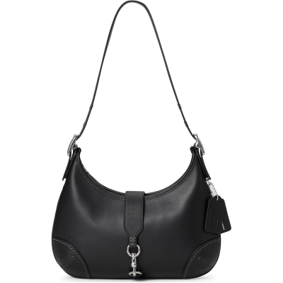 COACHGlovetanned皮革Hamptons Hobo女士单肩包 舒适肩带 拉链