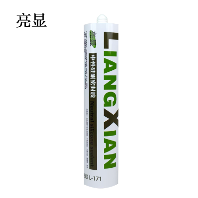 亮显 中性硅酮密封胶 L-171 白色 300ml/支