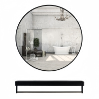 悦兴诚梳妆镜60cm+置物架套