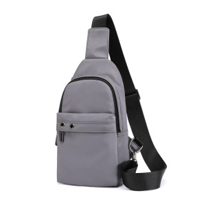 Ceba飞莎胸包男潮牌新款时尚邮差包单肩包大容量斜挎包夏天男士小背包
