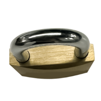 鸿灵睿芯GS14铜+锌合金 60mm*32mm 挂锁(计价单位:个)黄色