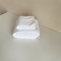 名都丽人 MDLR-MJYJ29 毛巾+浴巾珊瑚绒套装 (计价单位:套)白色