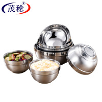 茂稔双层不锈钢碗 16cm 个