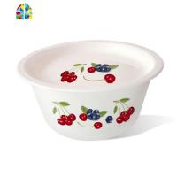 特厚搪瓷碗带盖碗怀旧搪瓷洗手碗老式搪瓷汤盆汤锅带平盖 FENGHOU 14樱桃(1L左右)