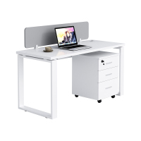 臻远GWH-01 简约职员桌办公桌屏风工作卡位 单人位含柜