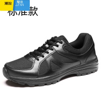 聚范作训鞋男黑色跑步鞋训练鞋防滑透气男鞋胶鞋网面厚底减震超轻耐磨