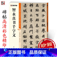 [正版]字帖 中国碑帖高清彩色精印解析本智永真书千字文 原碑残字复原影片讲解成人毛笔书法练习字帖