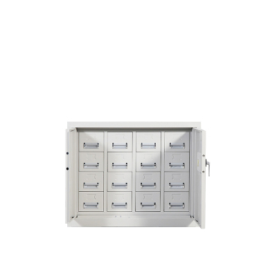 锦北 护照柜会计印章保密柜带抽屉电子锁财务公章储物柜 16抽