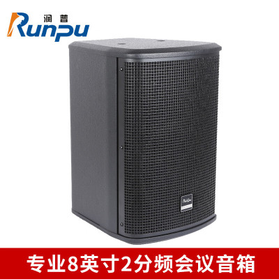 润普Runpu RP-YX8-110W 国产化专业8英寸2分频会议音箱音频扩声系统无源会议音响扬声器喇叭音箱