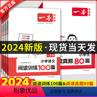 [语文]阅读训练100篇 小学升初中 [正版]2024版一本小学语文阅读训练100篇二年级三年级四年级五年级六年级暑假衔