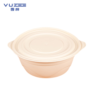 吾梓 可降解圆碗 650ml*300个/箱
