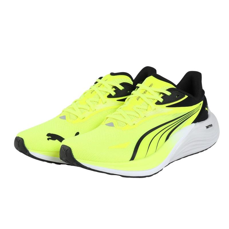 彪马(Puma)男款跑步鞋运动鞋透气缓震训练鞋户外慢跑鞋黄色警示