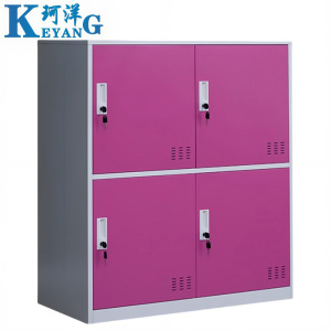 珂洋 存包柜 四门(红白套色) 台