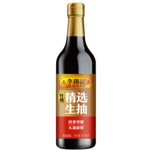 李锦记精选生抽500ml[特级]豉香浓郁头道鲜酿造鲜酱油