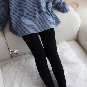 浪莎打底裤丝袜女秋冬光腿神器水光袜裸感加厚肉色肤不勾丝连裤袜