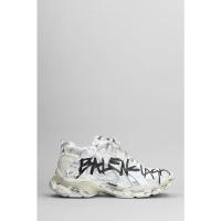 Balenciaga/巴黎世家白色跑步鞋聚氨酯透气缓震男款运动休闲鞋