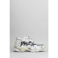 Balenciaga/巴黎世家白色跑步鞋聚氨酯透气缓震男款运动休闲鞋