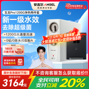 安吉尔家用净水器直饮净水机玉龙Pro1200G+Y3611管线机
