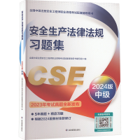 正版新书]安全生产法律法规习题集 2024版全国中级注册安全工程
