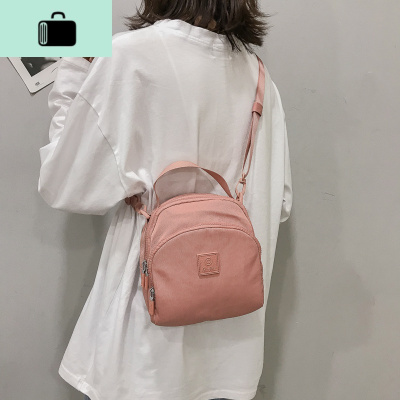 ins超火小包包女2020新款双肩包网红时尚百搭休闲尼龙帆布斜挎包NEW LAKE女斜挎包