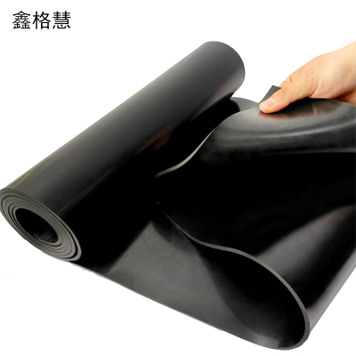 鑫格慧 绝缘胶垫10kv橡胶板黑色 1m*1.5m*5mm 块