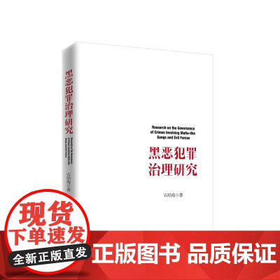 黑恶犯罪治理研究 石经海著 人民出版社