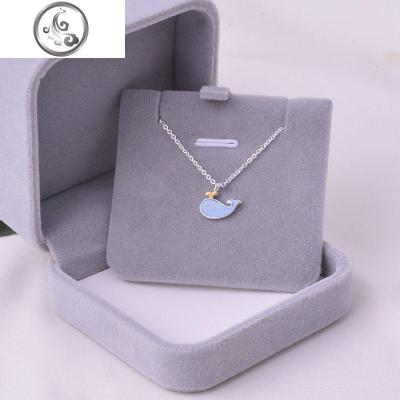 小海豚项链女S925纯银鲸鱼吊坠学生可爱简约气质锁骨链潮ins网红 JiMi