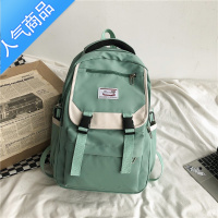 封后初中生书包女大容量百搭简约背包男ins潮酷高中大学生韩版双肩包学生书包