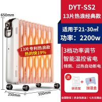 先锋取暖器 家用热浪油汀电暖气片节能电暖器13片DYT-SS2加热器白色13片