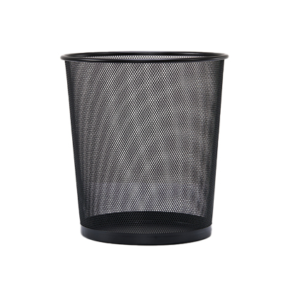 齐心 ZL0010 耐用铁网圆垃圾桶