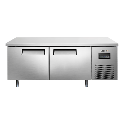 星星优品 2*0.8米铜管冷冻工作台后厨保鲜柜不锈钢全铜管操作台厨房商用奶茶操作台TD-20TA