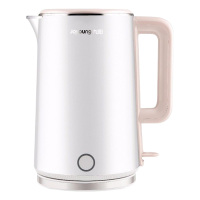 九阳电水壶1.7L清洗方便双钢杯体防烫隔热广口设计K17-F11