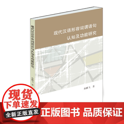 现代汉语形容词谓语句认知及功能研究 孙鹏飞 学林出版社 正版书籍