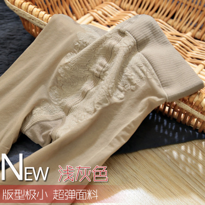 SUNTEK20D超弹天鹅绒比基尼连裤袜子女黑肉色低腰超薄哑光丝袜浅灰色1双均码