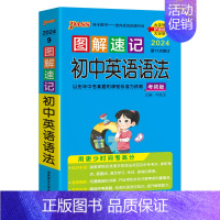 英语语法 初中通用 [正版]新2024图解速记初中语文数学英语物理化学地理生物历史道德与法治文言文古诗文单词词汇语法科学