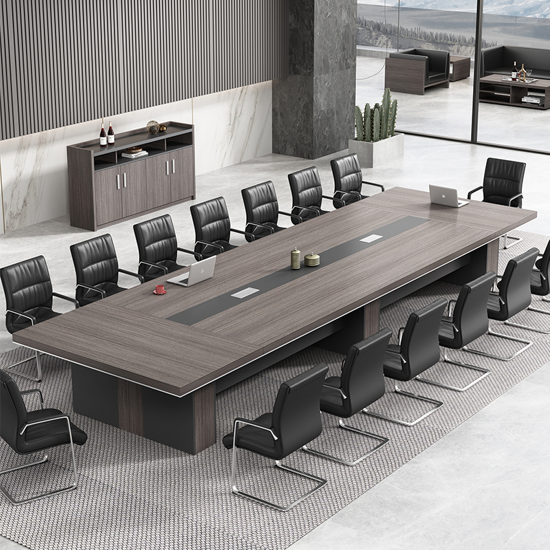 慧采云 办公家具会议桌长桌简约现代板式培训桌长方形长条桌办公桌6m