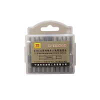波斯(BOSI) 荧光系列6.3mm系列单头六角型旋具头 H2.5×50mm 10支 盒