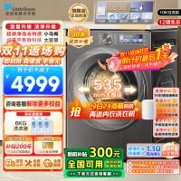 小天鹅(LittleSwan)小乌梅2.0洗烘一体洗衣机滚筒全自动带烘干12KG大容量微净泡水魔方TD120S83PRO