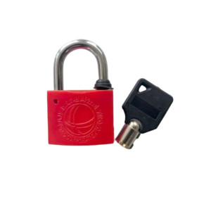 鼎鑫实业 DX-15 35mm 梅花塑钢锁 1把红色