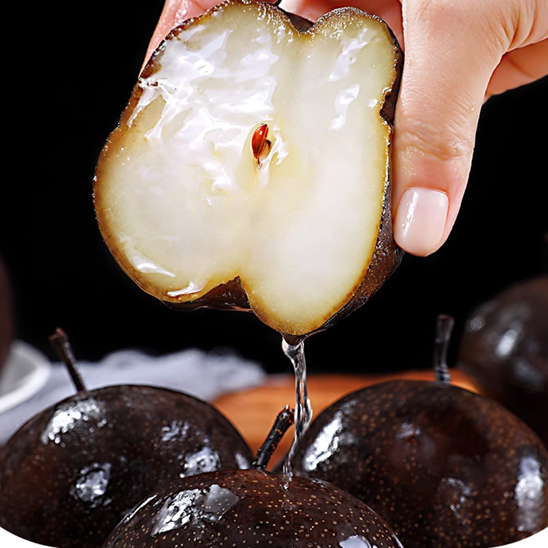 顺丰快递[熊猫鸟]冻梨 净重5斤 单果300g+ 净重东北特产梨子花盖梨冻秋梨大黑梨苹果梨新鲜水果当季整箱