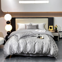 雅鹿 锦缎提花四件套