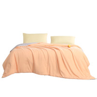 富安娜 净柔夏被\月光漫步203*229cm\370g单位:床 浅橙色