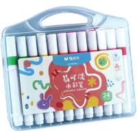 晨光 M&G 水彩笔易可洗三角杆 ACP901AU (24色) 盒