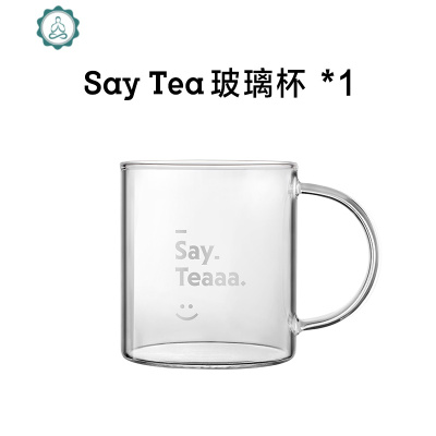 泡茶杯茶水分离玻璃杯家用办公室带盖滤网水杯玻璃茶杯封后saytea玻璃杯*1无盖无茶篮