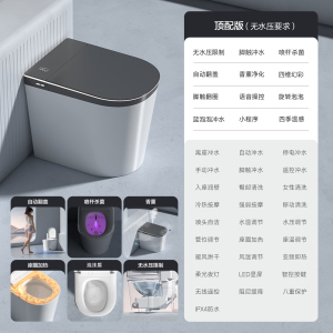 全自动翻盖马桶52CM小户型家用一体式智能座便器